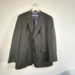 Hart Schaffner & Marx Gold Trumpeter Nordstrom Mens Two-Button Blazer 44R Gray